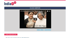 Desktop Screenshot of india2020.net